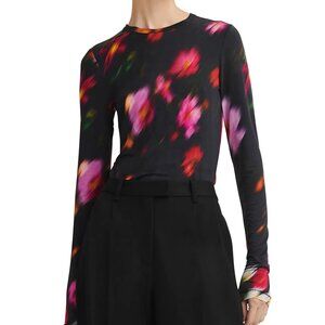 Rag & Bone Sabeen Print Long Sleeve Top Size M NWT $225